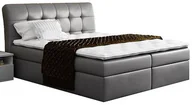 Łóżka - Łóżko tapicerowane z eleganckim zagłówkiem T2-H82 - miniaturka - grafika 1