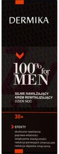Dermika 100% For Men Silnie Nawilżający Krem Rewitalizujący 30+ krem do twarzy 50ml - Kosmetyki do pielęgnacji twarzy męskie - miniaturka - grafika 5