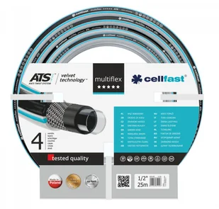 Cellfast Wąż ogrodowy Multiflex ATSV 1/2" 25m - Inne akcesoria do nawadniania - miniaturka - grafika 2