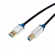 Kable komputerowe i do monitorów - Logilink Usb-b 2.0m czarny - miniaturka - grafika 1