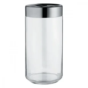 Alessi JULIETA Pojemnik hermetyczny ze szkła z pokrywą ze stali nierdzewnej b.du (LC10) - Pojemniki kuchenne - miniaturka - grafika 2