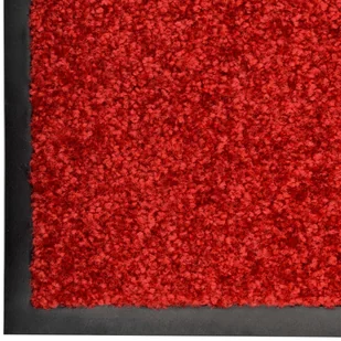 vidaXL Wycieraczka z możliwością prania, czerwona, 60 x 180 cm - Wycieraczki - miniaturka - grafika 4