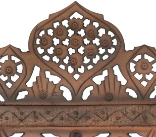 vidaXL vidaXL Parawan 3-panelowy, rzeźbiony, brązowy 120x165 cm, drewno mango - Parawany - miniaturka - grafika 3