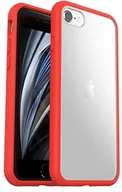 Etui i futerały do telefonów - Otterbox Sleek Case - smukły, odporny na upadki pokrowiec ochronny do iPhone 7/8/SE 2020, czerwony/przezroczysty bez opakowania detalicznego 77-81056 - miniaturka - grafika 1