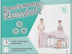 Zwariowany namiot szaro-zielony - Namioty i tipi dla dzieci - miniaturka - grafika 5