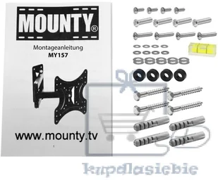 MOUNTY Uchwyt ścienny mały ze standardem VESA 37'' - Uchwyty do telewizora - miniaturka - grafika 4