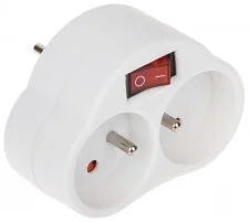 Maclean Gniazdko prądowe X2 z wyłącznikiem Energy MCE31 3680W - Gniazdka elektryczne - miniaturka - grafika 2