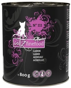 Catz Finefood Purrrr N.111 Jagnięcina puszka 800g 15333 - Mokra karma dla kotów - miniaturka - grafika 2