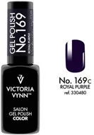 Lakiery hybrydowe - VICTORIA VYNN Lakier hybrydowy GEL POLISH COLOR Royal Purple nr 169 VICTORIA VYNN - 8 ml VIC000357 - miniaturka - grafika 1