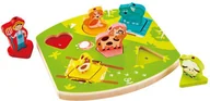 Układanki dla dzieci - Hape układanka dźwiękowa Farma - miniaturka - grafika 1