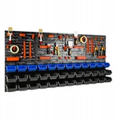 Pozostałe wyposażenie warsztatu - Tablica warsztatowa garaż 160x80cm + 36 kuwet - miniaturka - grafika 1