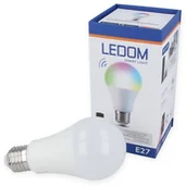Żarówki LED - Ledom Żarówka LED E27 A60 220-240V 10W RGB WW CW 2700-6500K sterowana aplikacją TUYA 470676 - miniaturka - grafika 1