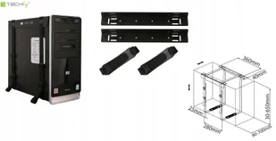 Techly UCHWYT NA KOMPUTER PC PODBLATOWY ICA-CS 60 - Uchwyty do telewizora - miniaturka - grafika 6