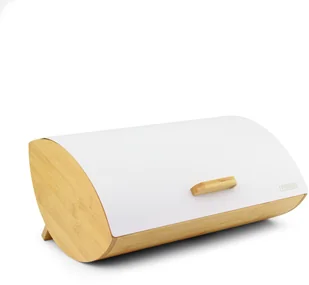 Promis Chlebak  PROMIS CHLEBAK BAMBUSOWY OWALNY FRANCESCO,BIAŁY PC PCH-3W - Chlebaki - miniaturka - grafika 2