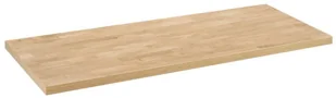 DELINIA Blat łazienkowy PROSTY DREWNIANY DELINIA - Blaty meblowe i parapety okienne - miniaturka - grafika 2