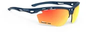 Okulary przeciwsłoneczne - Rudy Project okulary PROPULSE BLUE NAVY MATTE MULTILASER ORANGE granatowo-pomarańczowe - miniaturka - grafika 1