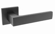 Klamki - Alubrass klamki drzwiowe Klamka ORLANDO SLIM rozeta kwadratowa czarna BLITZ BORCZQ BORCZQ - miniaturka - grafika 1