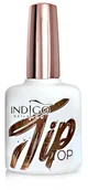 Lakiery hybrydowe - Indigo Tip Top Coat Hybrydowy 13 ML - miniaturka - grafika 1