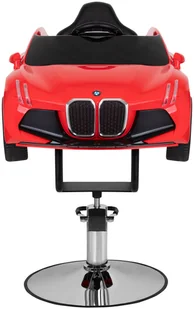 GABBIANO Fotel fryzjerski dziecięcy samochodzik bm czerwony P138159 - Fotele fryzjerskie - miniaturka - grafika 6