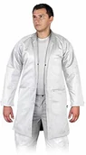 Fartuchy i rękawice kuchenne - Leber&Hollman Leber&Hollman LH-COATER_WM Bivico fartuch ochronny, biały, rozmiar M LH-COATER_WM - miniaturka - grafika 1