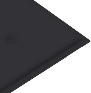 vidaXL Składana ławka ogrodowa z poduszką, 118 cm, bambusowa 3063849 - Ławki ogrodowe - miniaturka - grafika 7