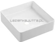 Umywalki - Omnires PASADENA 36x36 cm bez otworu PASADENA360BP - miniaturka - grafika 1