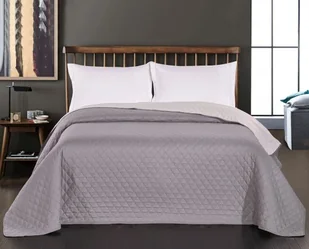 Narzuta Axel 200x220 Stalowo-srebrna DecoKing - Koce i narzuty dla dzieci - miniaturka - grafika 2