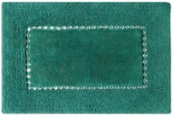 Dywaniki łazienkowe - Eurofirany B.B. CHOCZYŃSCY SPÓŁKA JAWNA Dywan Bawełniany 50 x 70 Chic Ciemnozielony 1219783 - miniaturka - grafika 1