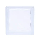 Cegły, pustaki, bloki - Luksfer barwiony w masie 19x19x8 cm bezbarwny chmurka - miniaturka - grafika 1