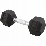 Hantle i ciężarki - HANTLA CIĘŻAREK 5 KG KAYTAN GUMOWANY METALOWY - miniaturka - grafika 1