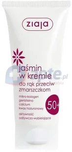 Ziaja zwiotczała Jaśminowa jaśmin w kremie do dłonie przeciw zmarszczkom 50+ 50ml - Kremy i maski do rąk Ziaja zwiotczała Jaśminowa jaśmin w kremie do dłonie przeciw zmarszczkom 50+ 50ml - Kremy i maski do rąk - miniaturka - grafika 1