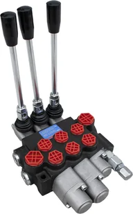 PRESKO Rozdzielacz hydrauliczny PRESKO  3-sekcyjny 40l z dwiema sekcjami pływającymi P40-3-OT-QW-QW - Akcesoria do hydrauliki siłowej - miniaturka - grafika 3