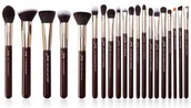 Pędzle do makijażu - Jessup T281 Zestaw 20 Pędzli Zinfandel - miniaturka - grafika 1