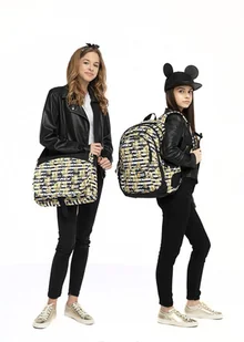 St. Majewski Plecak 3-komorowy ST.RIGHT BP-32 Złote tropiki - Plecaki szkolne i tornistry - miniaturka - grafika 10