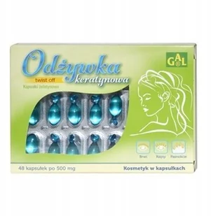 Gal odżywka keratynowa x 48 kaps twist-off - Balsamy i kremy do ciała - miniaturka - grafika 3