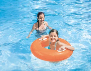 INTEX INTEX Kółko do pływania z uchwytami 76 cm IN59258_ROZ - Materace dmuchane i koła do pływania - miniaturka - grafika 3