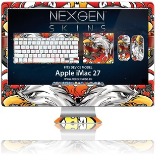 Apple Nexgen Skins IMAC270032 70009 Iron Eagle z efektem 3d Skin Case do iMac 27 0758524874026 - Etui do tabletów - miniaturka - grafika 10