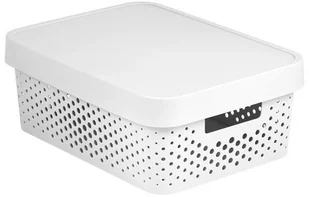 Curver POJEMNIK AŻUROWY INFINITY 11L Z PRZYKRYWKĄ BIAŁY piątek 28.07 >  229167 - Pudła i pojemniki do przechowywania - miniaturka - grafika 3