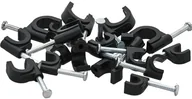 Akcesoria TV-SAT - Uchwyt Kablowy Flop 6mm czarny 100szt /7873/ - miniaturka - grafika 1