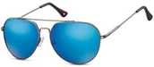 Okulary przeciwsłoneczne - Montana Pilotki okulary aviator MS90A lustrzanki MS90A - miniaturka - grafika 1