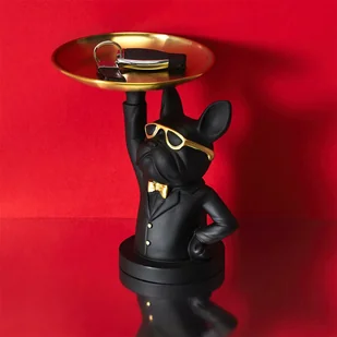 Intesi Organizer Buldog czarny ze złotą tacą w - Kosmetyczki, organizery i kuferki - miniaturka - grafika 6