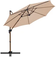 Parasole ogrodowe - Parasol ogrodowy Roma S 300x300x250 cm beżowy - miniaturka - grafika 1