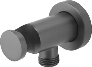 Deante Cascada Titanium Przyłącze kątowe z uchwytem tytanowe NACD51K - Wieszaki łazienkowe - miniaturka - grafika 2