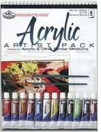 Farby i media malarskie - Royal Langnickel Royal & Lang Niklowo-RD-505  zestaw-częściowy blok rysunkowy/malme dium, farba akrylowa RD505 - miniaturka - grafika 1