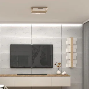 Sollux Lighting Lampa ścienna Shifted 1, szkło i jasne drewno - Lampy ścienne - miniaturka - grafika 4