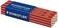 Ołówki - Staedtler 148 40 ołówek stolarski nośnik, linii o szerokości od 1  2 MM, długość 175 MM, ungespitzt owalna z łbem sześciokątnym, 12 sztuk w kartonie spinki 148 40 - miniaturka - grafika 1