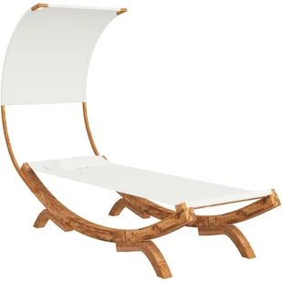 vidaXL Lumarko Hamak z zadaszeniem, 100 x 216 x 162 cm, lite drewno świerkowe! 313945 - Hamaki - miniaturka - grafika 8