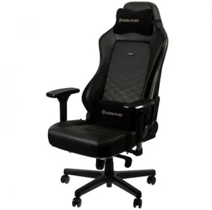 noblechairs Fotel gamingowy noblechairs HERO czarny złote obszycie NBL-HRO-PU-GOL - Fotele gamingowe - miniaturka - grafika 11