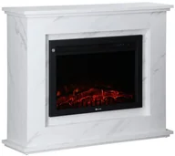 Kominki elektryczne - FERRETTI Cloe marmur 2000W biały - miniaturka - grafika 1