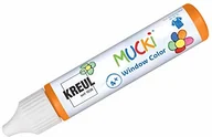 Przybory szkolne - Kreul Kreul 24404 - Mucki Window Color, pomarańczowy, 29 ml pisak, farba do malowania na szkle na bazie wody, bez parabenów, glutenu, laktozy, wegańska, łatwa do malowania, zmywalna 24404 - miniaturka - grafika 1